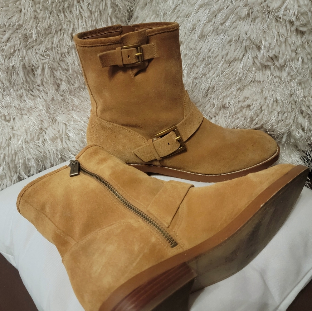 Michael kors suede ankle Boot excellent very cleen 9color  tan - Picture 15 of 16